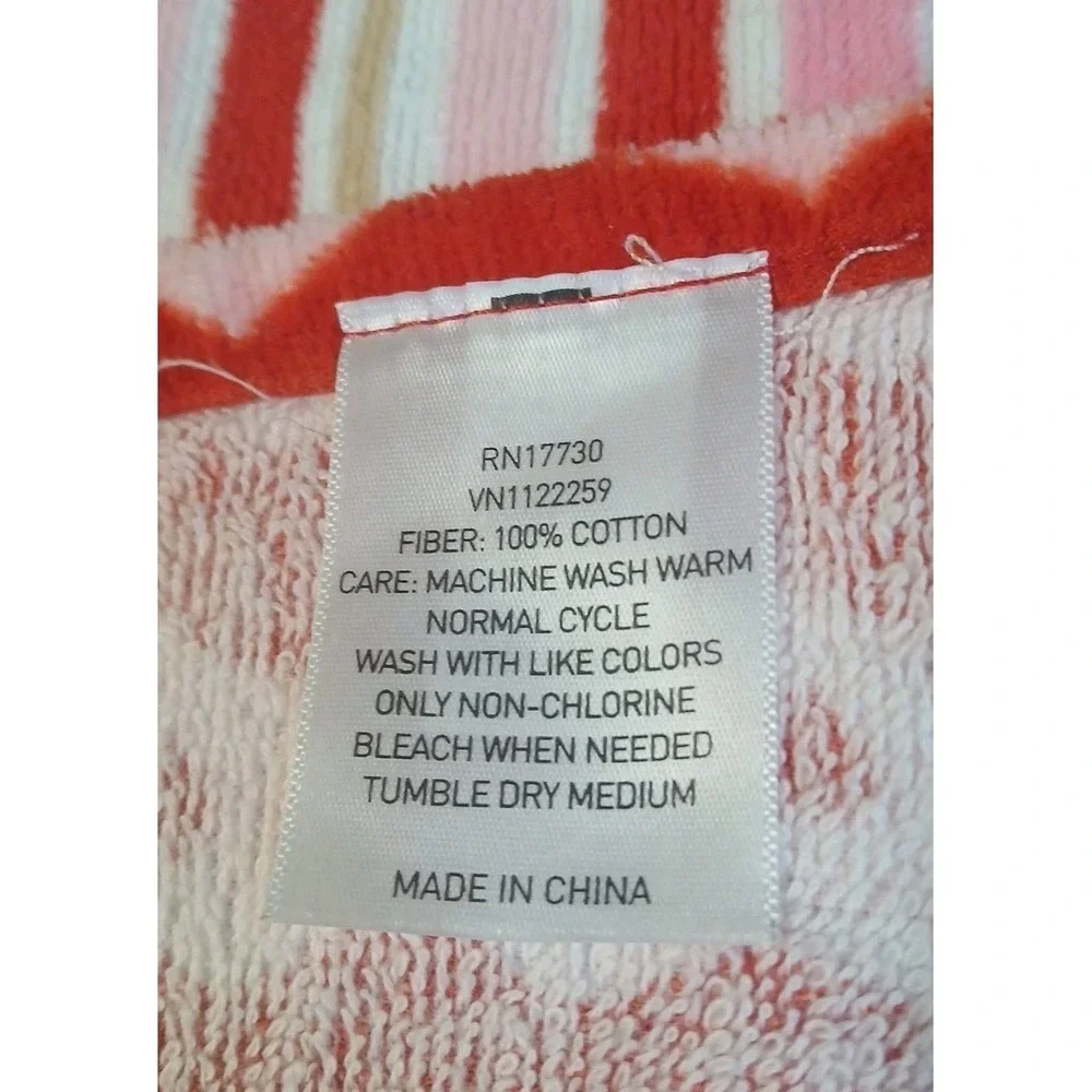 Valentines Day‎ Kitchen Dish Towels 2pk Pink Heart Dish Towels Hearts Stripes